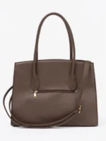 Totemic “Verra” Brown Leather Tote - Image 2